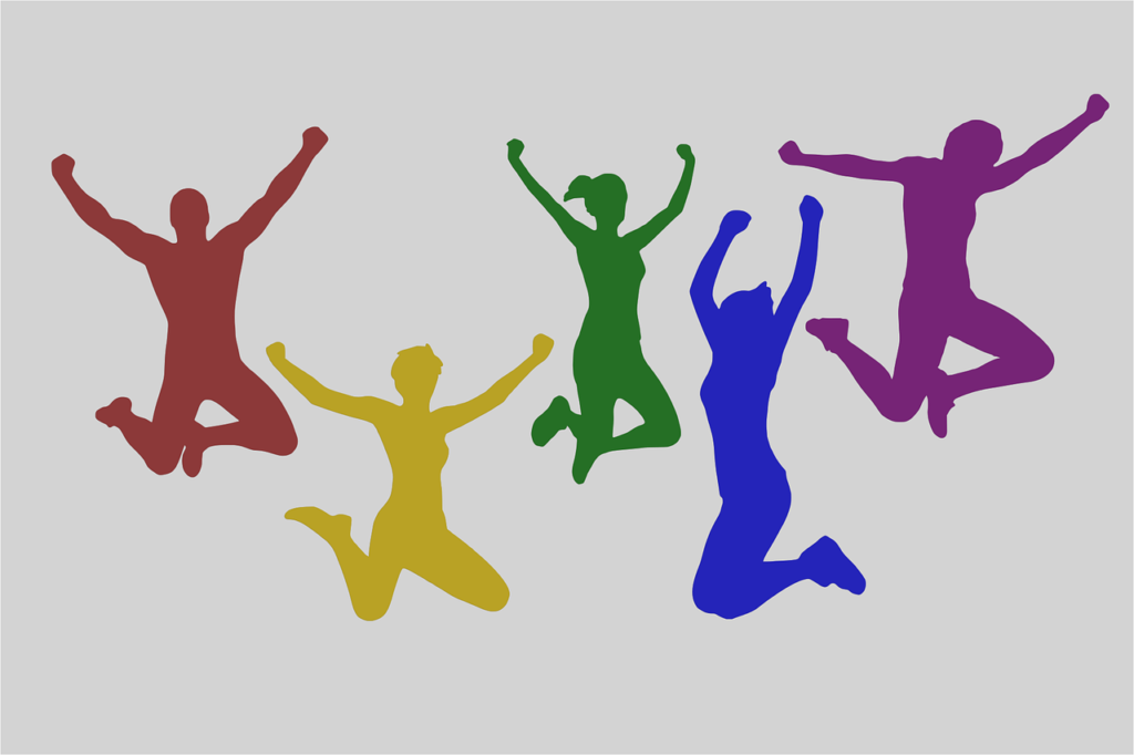 air jump, group, silhouettes-7879749.jpg